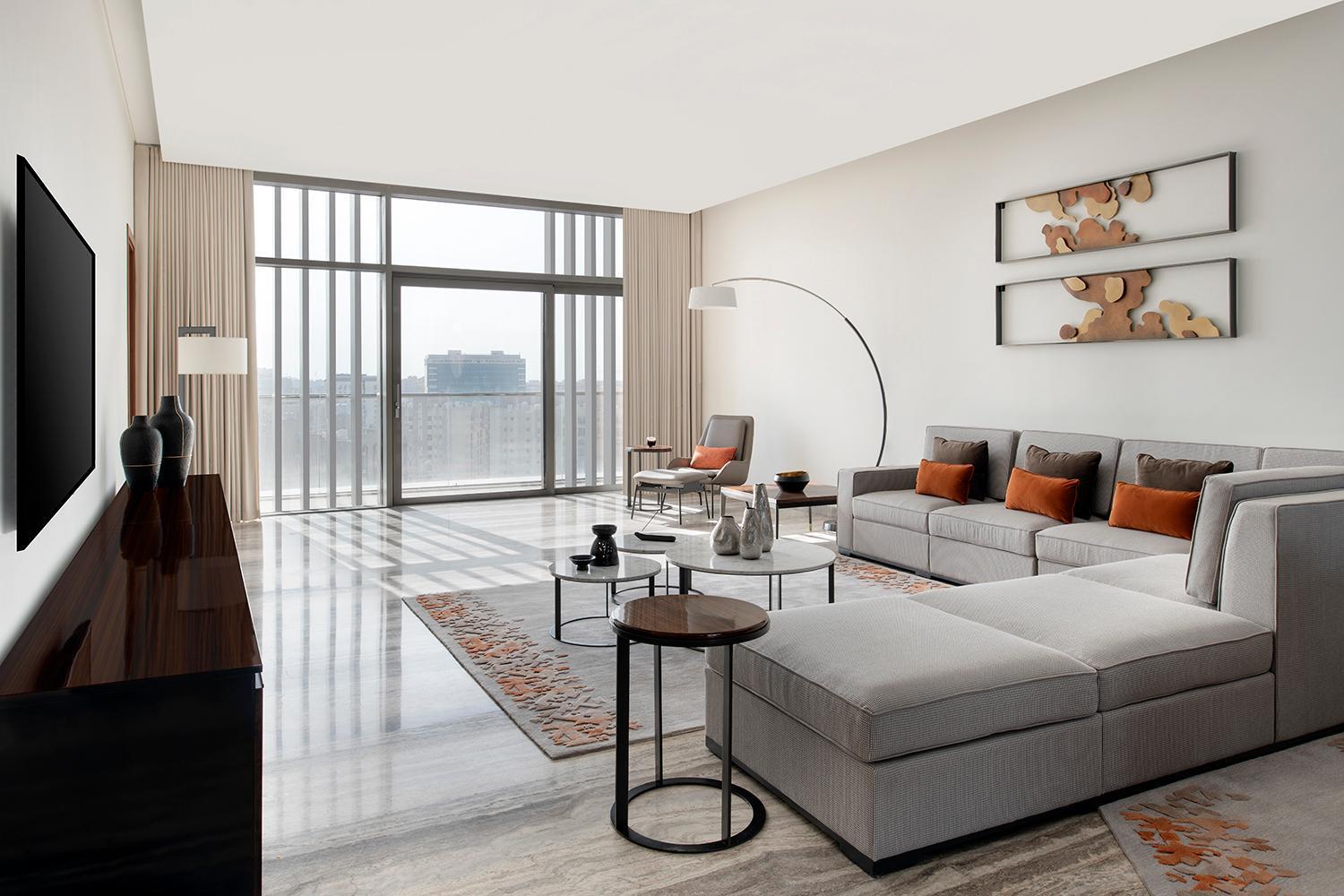 Banyan Tree Doha At La Cigale Mushaireb Номер фото A living room